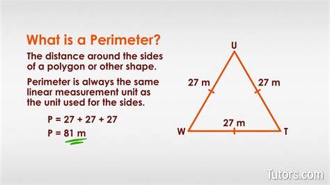 How to Find the Perimeter of a Triangle (Formula & Video)