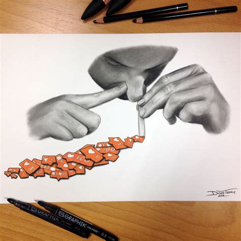 Addiction Pencil Drawing by AtomiccircuS on DeviantArt