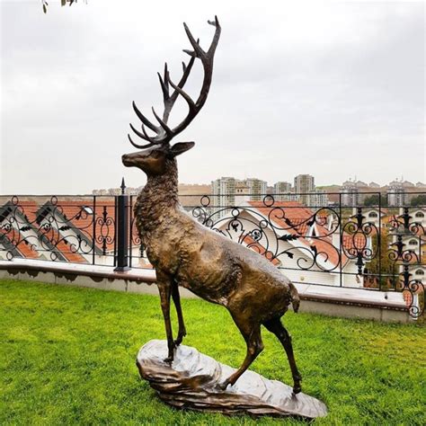 Bronze elk sculpture - bronze statue|garden art sculpture