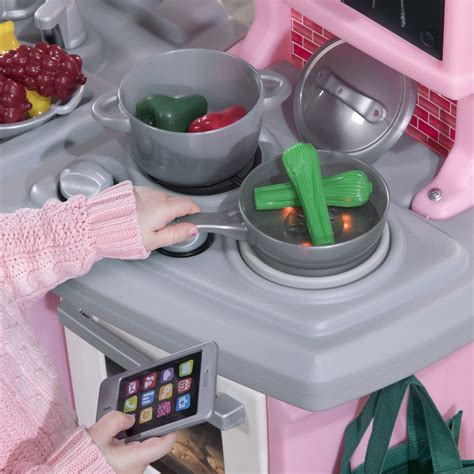 Great Gourmet Kitchen - Light Pink | Kids Play Kitchen | Step2