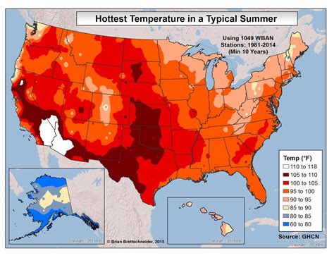 Brian B.'s Climate Blog: Annual Temperature Extremes