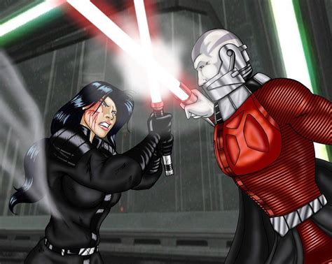 Revan vs. Malak - Female Darth Revan Fan Art (37962247) - Fanpop