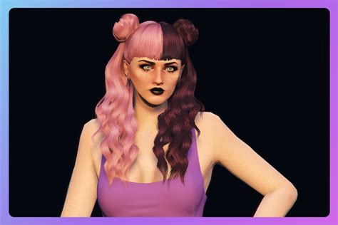 Long double-color curly hair with buns for MP Female - GTA5-Mods.com