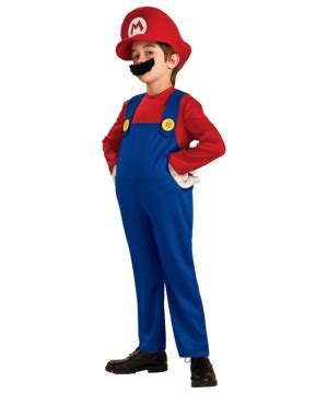 Adult Super Mario Waluigi Costume - Mario Costumes