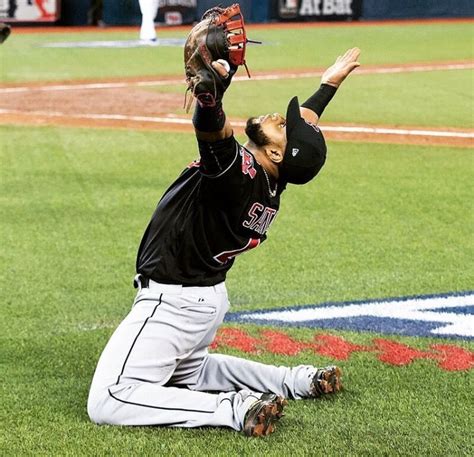 Carlos Santana | Cleveland indians, Baseball field, Sports