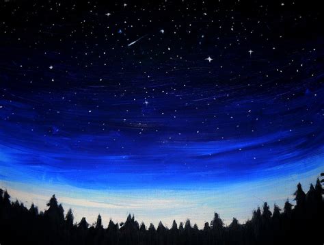 How to Draw a Beautiful Night Sky - Maher Wasublivis