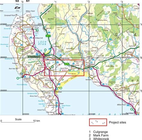 Map of Stranraer area | Download Scientific Diagram