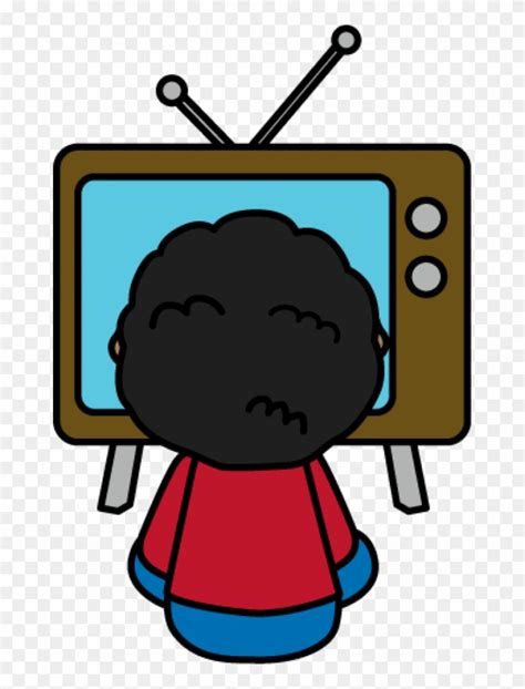 Tv Clipart Free Clipart Of Kids Watching Tv Watch Tv Clipart Black ...