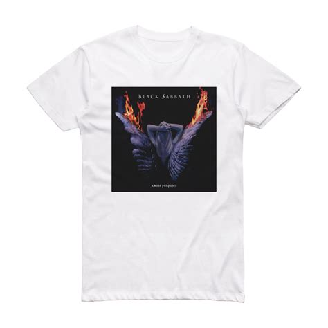 Black Sabbath Cross Purposes Album Cover T-Shirt White – ALBUM COVER T ...