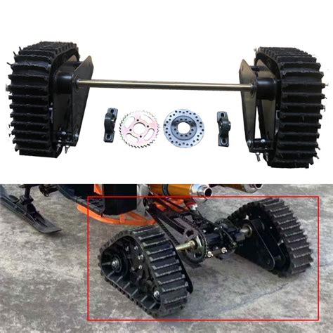 Miumaeov Rear Axle Track Assembly Kit for Go Kart ATV Quad 600mm/23.6 ...