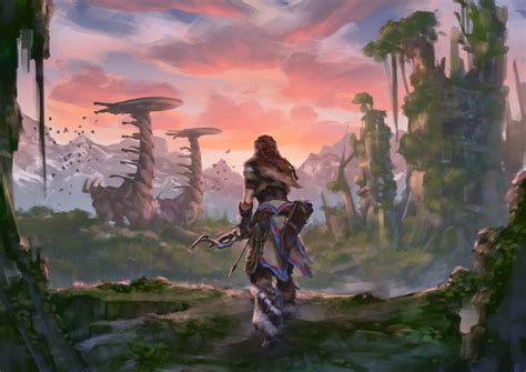 Aloy Horizon Zero Dawn Artwork 4k, HD Games, 4k Wallpapers, Images ...