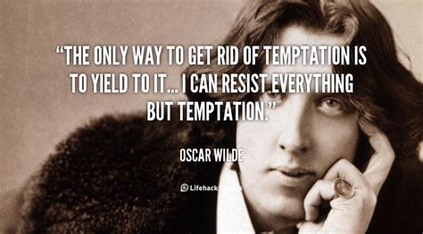 Oscar Wilde Quotes On Temptation. QuotesGram