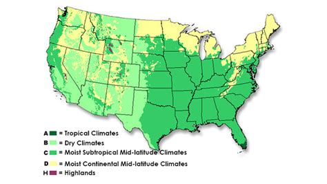 Major U.S. Climate Zones | Science | Image | PBS LearningMedia