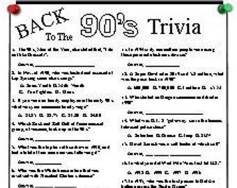 90S Trivia Questions And Answers Printable Templates - trivia-answers ...