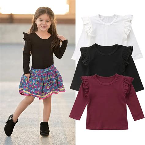 Aliexpress.com : Buy Emmababy 2019 Ruffles Tops Toddler Baby Girl Kids ...