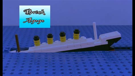 Lego Titanic Model Sinking