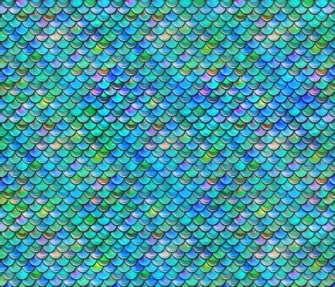 Mermaid Scales fabric - elladorine - Spoonflower