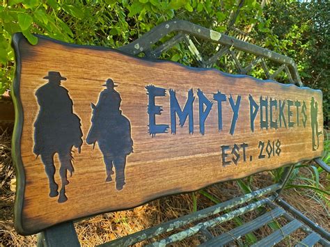 Personalized Horse Ranch Wood Sign Custom Outdoor Western | Etsy