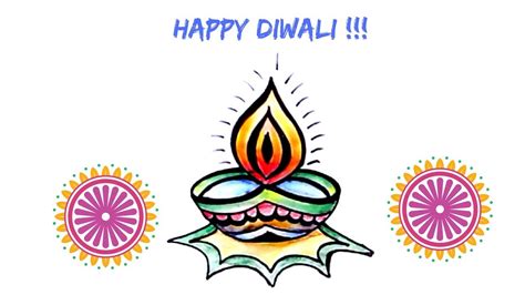 Diwali Diya Drawing | Free download on ClipArtMag