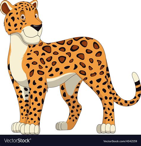 Good leopard Royalty Free Vector Image - VectorStock | Animal drawings ...