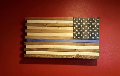 20 Photos Wooden American Flag Wall Art