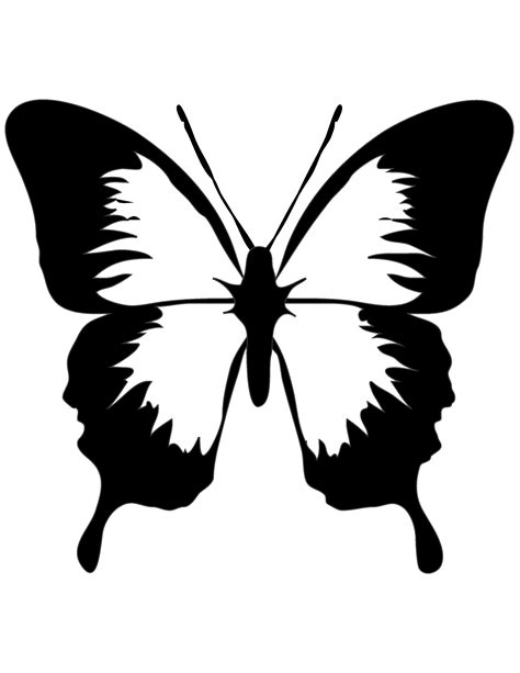 Butterfly Outlines | Free download on ClipArtMag