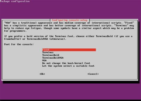 How to Change Console Fonts in Ubuntu Server