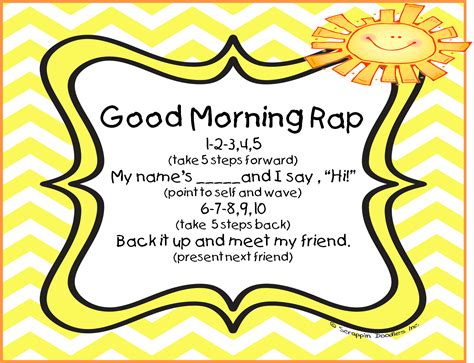 Good morning song, Preschool circle time, Morning meeting