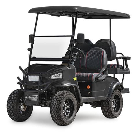 Coleman Powersports Coleman Black Electric Golf Cart In The, 48% OFF