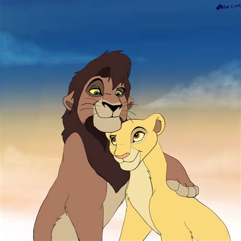 Kovu and Kiara - Kovu & Kiara Fan Art (24495236) - Fanpop