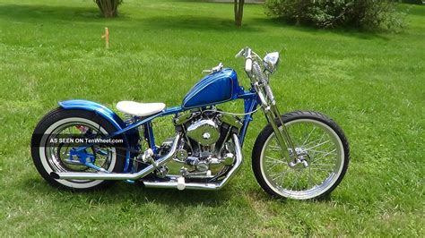 1973 Harley Davidson Ironhead Sportster Bobber Chopper Metalflake Kandy ...