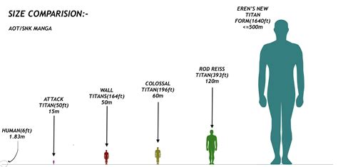 Eren Founding Titan Size Comparison