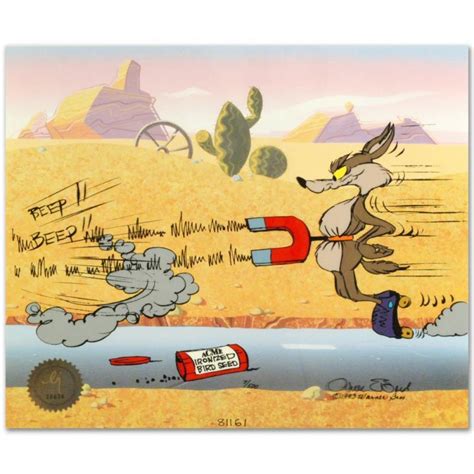 Chuck Jones Signed "Road Runner and Coyote: Acme Birdseed" LE Set of (2 ...