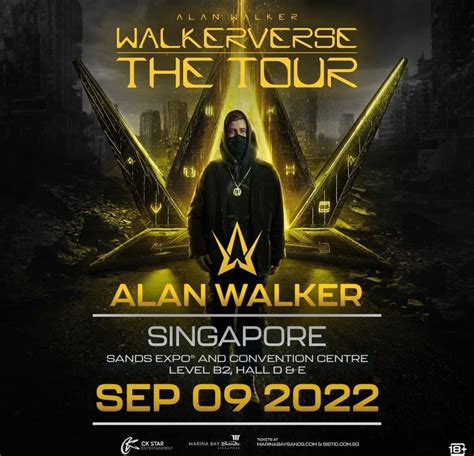 Alan Walker is coming to Singapore this September for his world tour