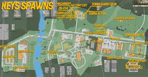 Tarkov: Guide to the Customs Map 2022 - Exits, Keys, Stashes & Loot