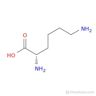 L-lysine Structure - C6H14N2O2 - Over 100 million chemical compounds ...