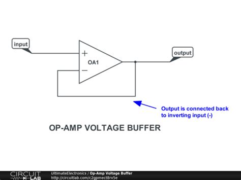 Op-Amp Voltage Buffer - CircuitLab