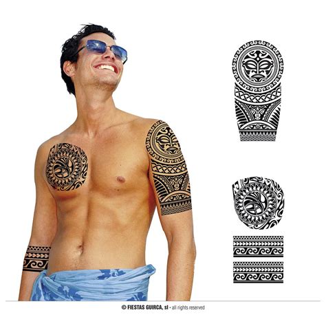 Shop Fake Black Hawaiian Tattoos | Free Delivery