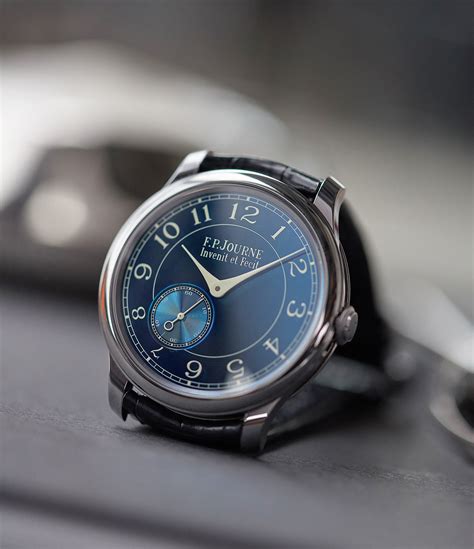 F.P. Journe Chronomètre Bleu | Buy F.P.Journe tantalum blue dial watch ...