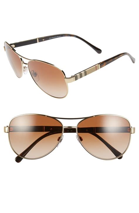 Burberry 59mm Aviator Sunglasses | Nordstrom | Aviator sunglasses ...