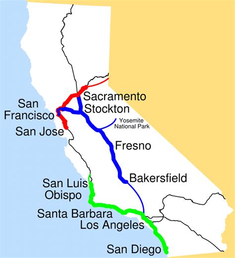 Amtrak Map California | Printable Maps