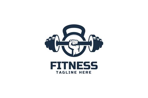 Fitness Gym Logo Template | Creative Logo Templates ~ Creative Market