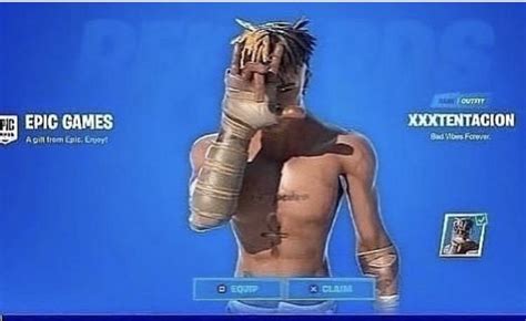 I would play fortnite again if theyd bring out this skin : r/XXXTENTACION