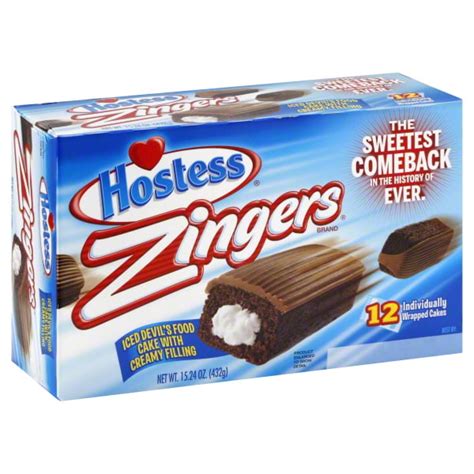 Hostess Brands Hostess Zingers, 12 ea - Walmart.com - Walmart.com