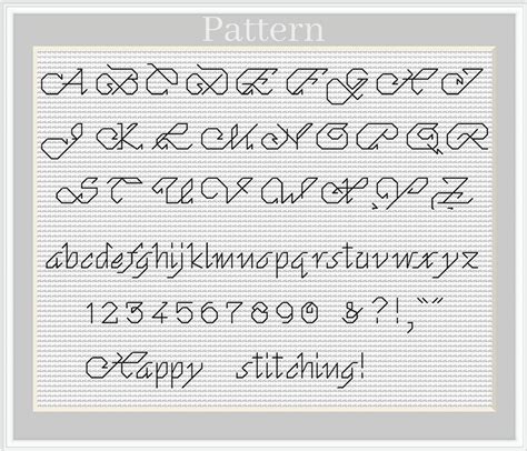 "Backstitch alphabet, Cross stitch font, Cross stitch letters, Back ...