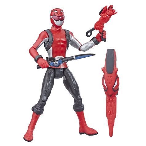 Buy Hasbro Power Rangers Beast Morphers Red Ranger 6" Action Figure Toy ...