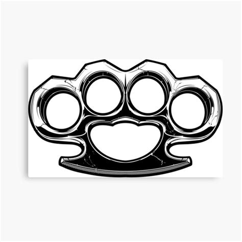 "Knuckle Duster" Canvas Print by Kunstlerstudio | Redbubble