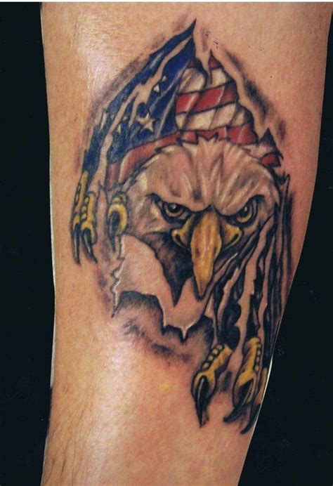 eagle and american flag | American flag tattoo, Flag tattoo, Eagle tattoos