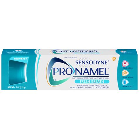 Sensodyne ProNamel Toothpaste, Fluoride, Fresh Wave, 4 oz (113 g)