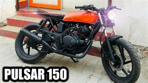 Modified Bajaj Pulsar 150 Into CafeRacer By Jaggi Custom | CafeRacer ...